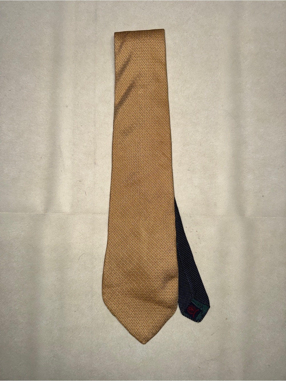 Tommy Hilfiger Tan Solid Men's Tie